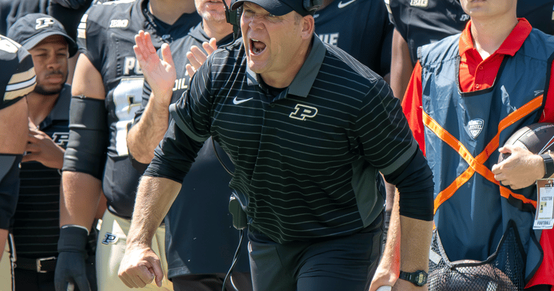 Purdue coach Barry Odom